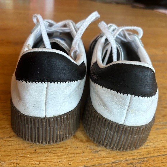 Adidas Women's Samba White and Black Sneakers - Picture 8 of 15